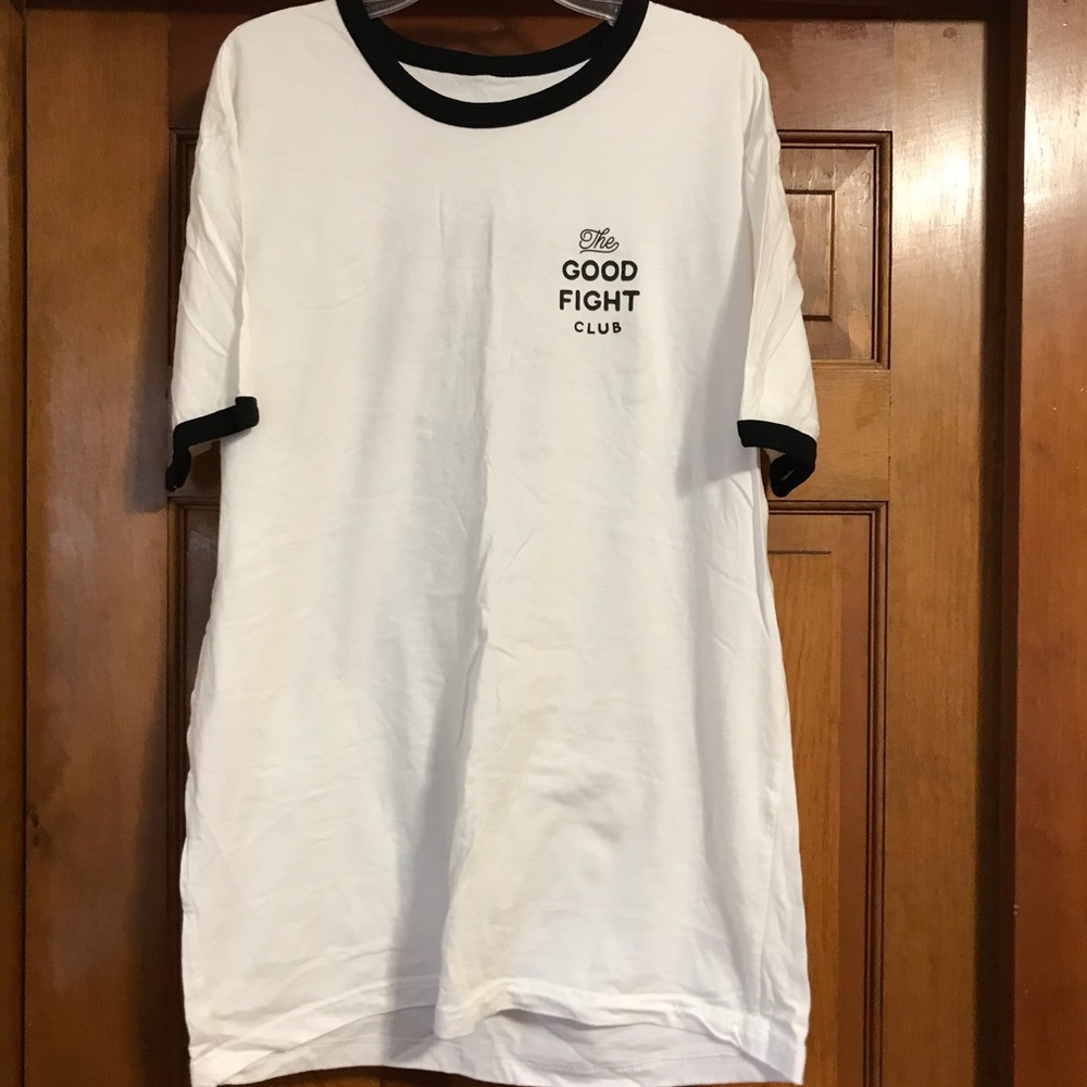 Black & White Fight the Good Fight Club Shirt
